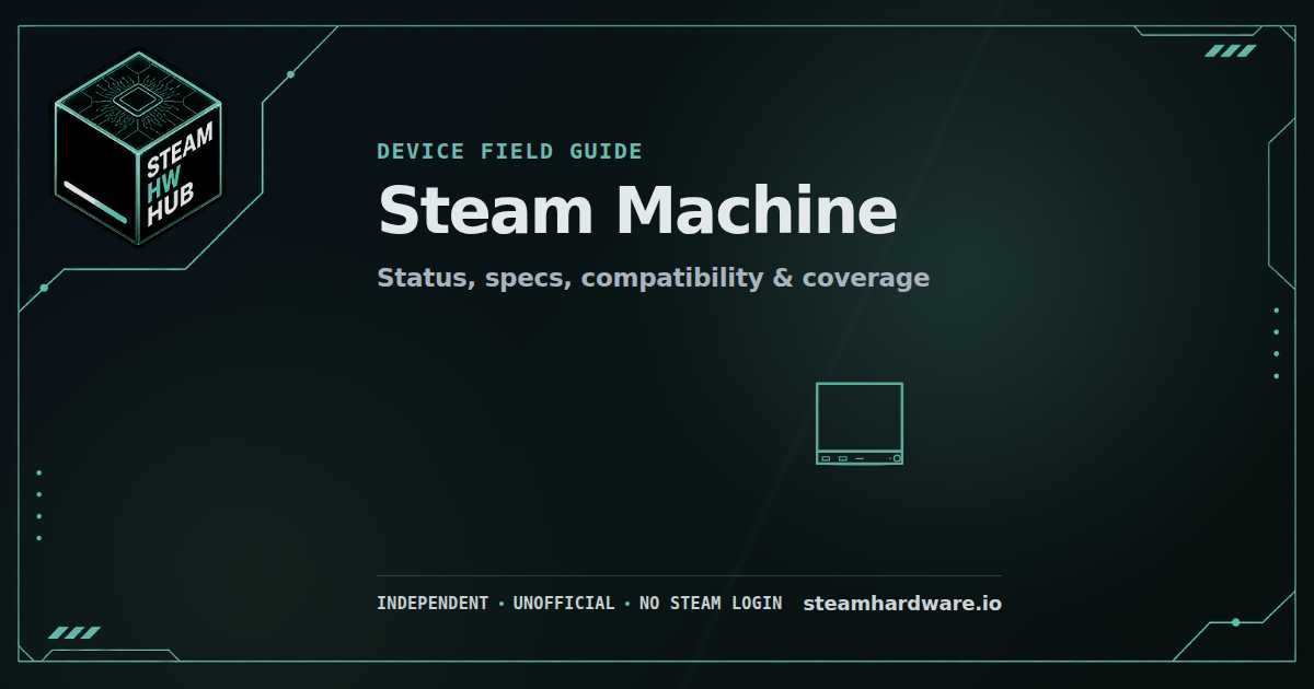 Steam Machine 2026 Status | Steam Hardware Hub